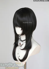 【63 Colors】M-4 short bob wig with 60cm long layered side bangs