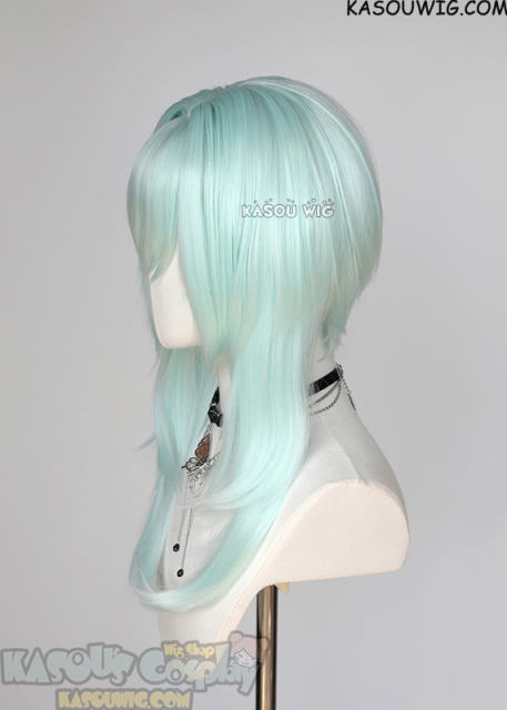 【63 Colors】M-4 short bob wig with 60cm long layered side bangs