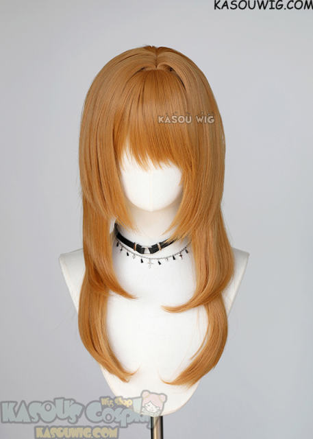 【63 Colors】M-4 short bob wig with 60cm long layered side bangs