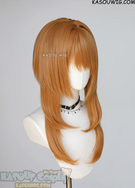 【63 Colors】M-4 short bob wig with 60cm long layered side bangs