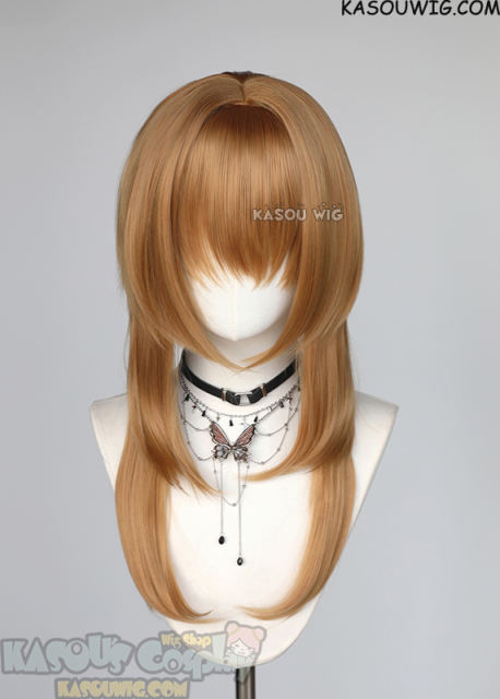 【63 Colors】M-4 short bob wig with 60cm long layered side bangs