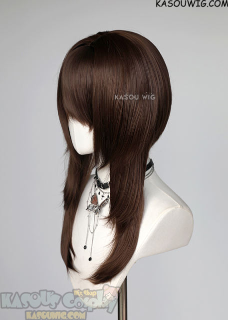 【63 Colors】M-4 short bob wig with 60cm long layered side bangs