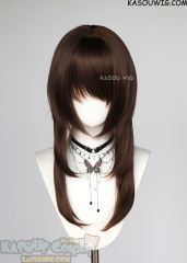 【63 Colors】M-4 short bob wig with 60cm long layered side bangs