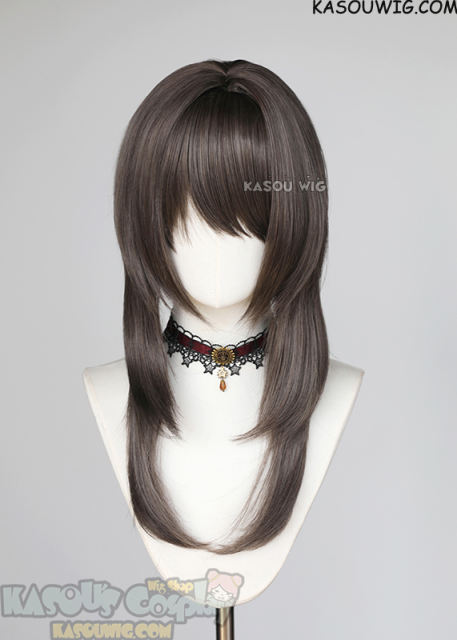 【63 Colors】M-4 short bob wig with 60cm long layered side bangs