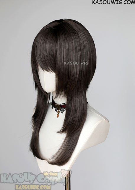 【63 Colors】M-4 short bob wig with 60cm long layered side bangs