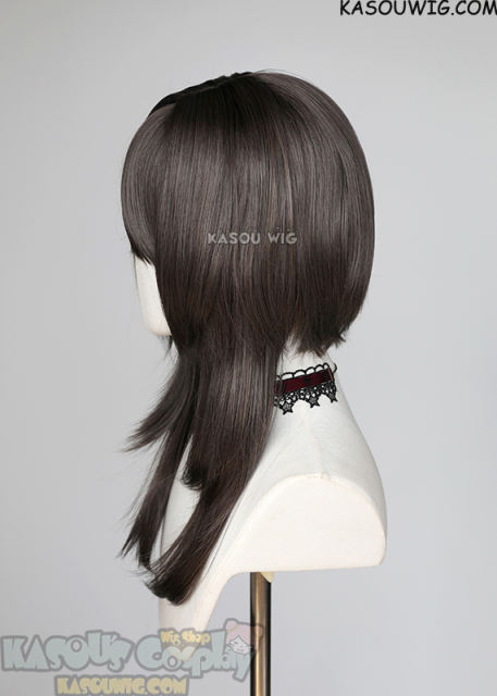 【63 Colors】M-4 short bob wig with 60cm long layered side bangs
