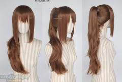 Female trainer clip on ponytail wig / 62cm long .