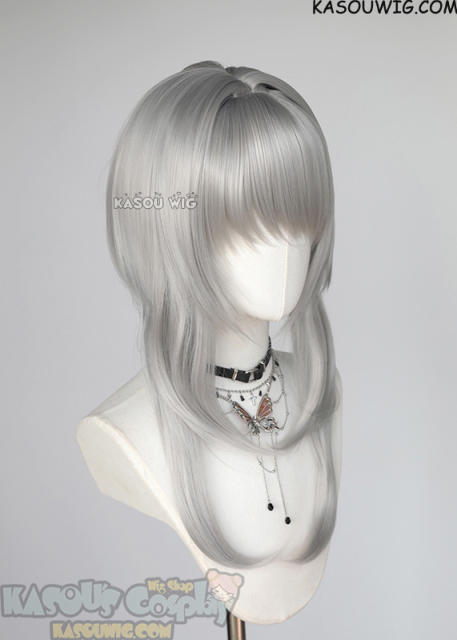 【63 Colors】M-4 short bob wig with 60cm long layered side bangs