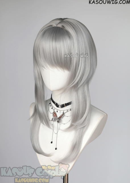 【63 Colors】M-4 short bob wig with 60cm long layered side bangs