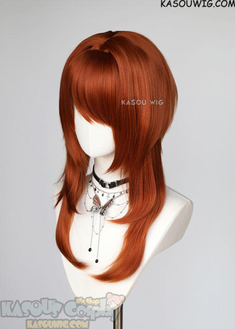 【63 Colors】M-4 short bob wig with 60cm long layered side bangs