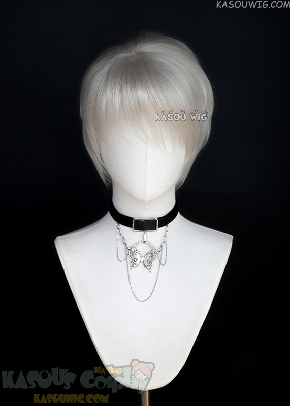 【pagu.maron.love】 Love and Deepspace Xavier short layered grayish blonde wig