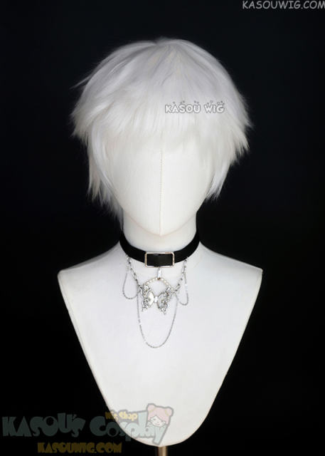 The Summer Hikaru Died Hikaru snow white short spiky wig