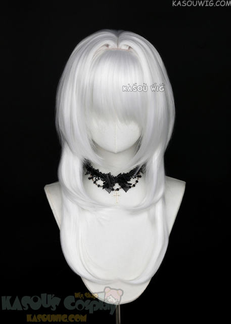 【63 Colors】M-4 short bob wig with 60cm long layered side bangs