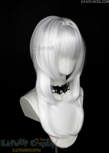 【63 Colors】M-4 short bob wig with 60cm long layered side bangs