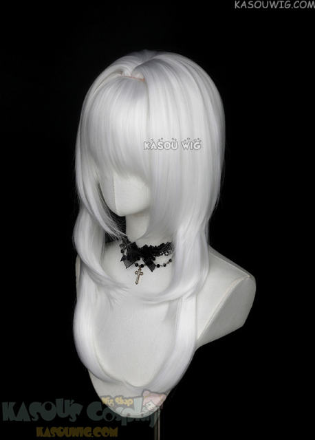 【63 Colors】M-4 short bob wig with 60cm long layered side bangs