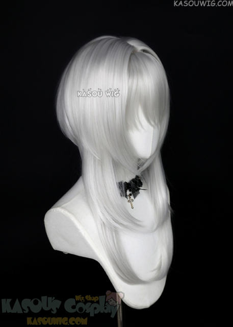 【63 Colors】M-4 short bob wig with 60cm long layered side bangs