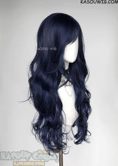 L-3 / SP10 Dark Blue long layers loose waves wig