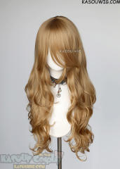 L-3 / KA017 Dark Natural Blonde long layers loose waves wig