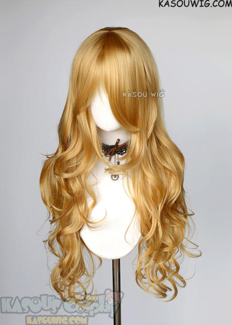 L-3 / KA012 Golden Blonde long layers loose waves wig