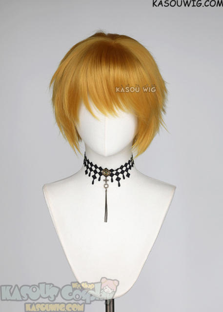 S-1 / KA013 >>31cm / 12.2" short light golden layered wig