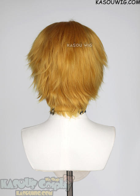 S-1 / KA013 >>31cm / 12.2" short light golden layered wig
