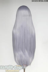 L-4 SP26 100cm/39.5" long straight versatile Silver Lavender wig