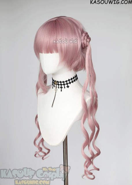 The Hundred Line-Last Defense Academy Kako Tsukumo pink pigtails wig