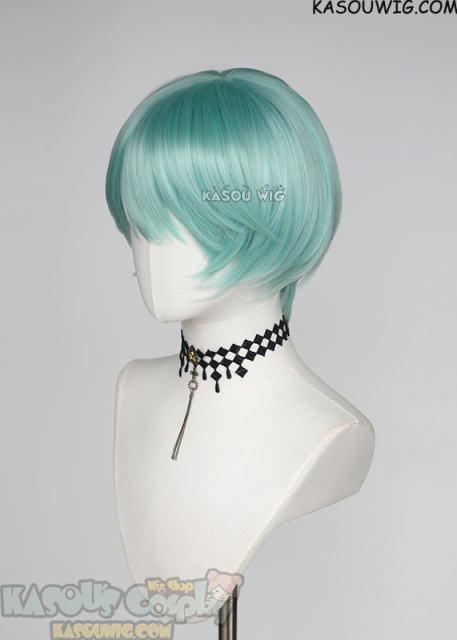 KPop Demon Hunters Baby Saja short mint green bob wig