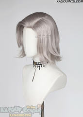 The Hundred Line-Last Defense Academy Eito Aotsuki side-parted grayish blonde short wig