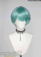 KPop Demon Hunters Baby Saja short mint green bob wig