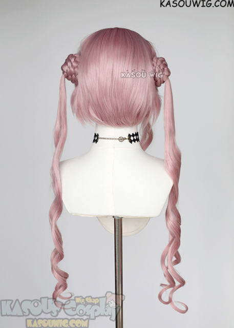 The Hundred Line-Last Defense Academy Kako Tsukumo pink pigtails wig