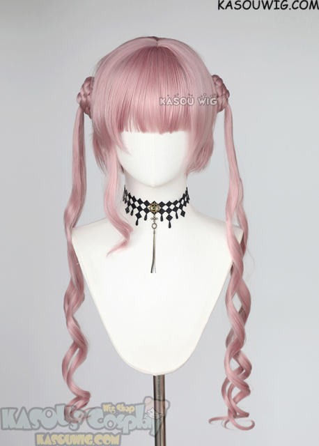 The Hundred Line-Last Defense Academy Kako Tsukumo pink pigtails wig