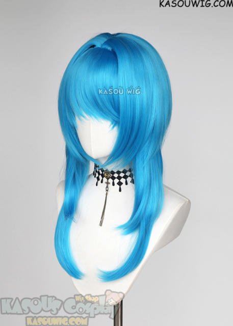 【63 Colors】M-4 short bob wig with 60cm long layered side bangs