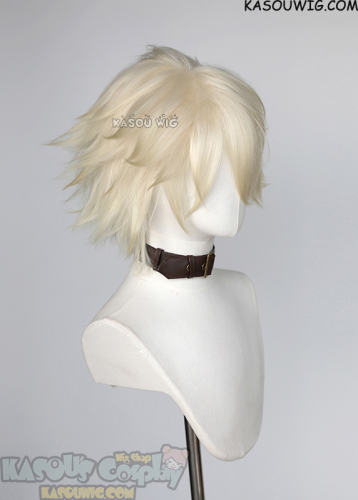 Honkai: Star Rail Phainon Ult form light cream to yellow ombre short wig