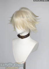 Honkai: Star Rail Phainon Ult form light cream to yellow ombre short wig