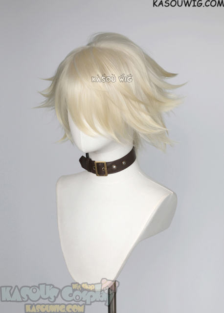 Honkai: Star Rail Phainon Ult form light cream to yellow ombre short wig
