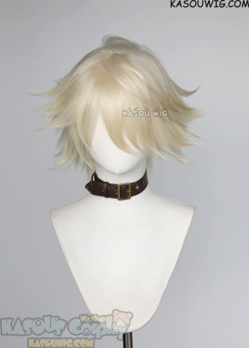 Honkai: Star Rail Phainon Ult form light cream to yellow ombre short wig
