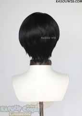 KPop Demon Hunters Jinu black side-parted short wig