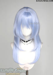 【63 Colors】M-4 short bob wig with 60cm long layered side bangs