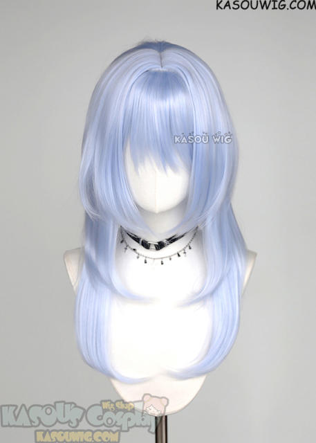 【63 Colors】M-4 short bob wig with 60cm long layered side bangs