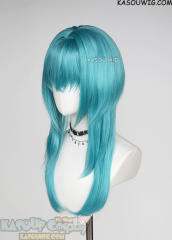 【63 Colors】M-4 short bob wig with 60cm long layered side bangs