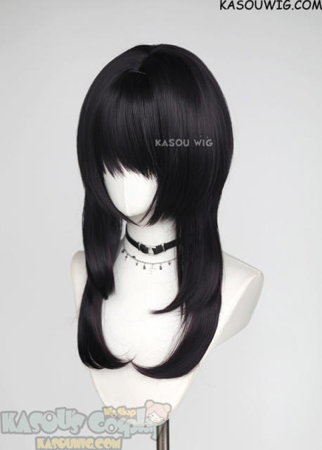 【63 Colors】M-4 short bob wig with 60cm long layered side bangs