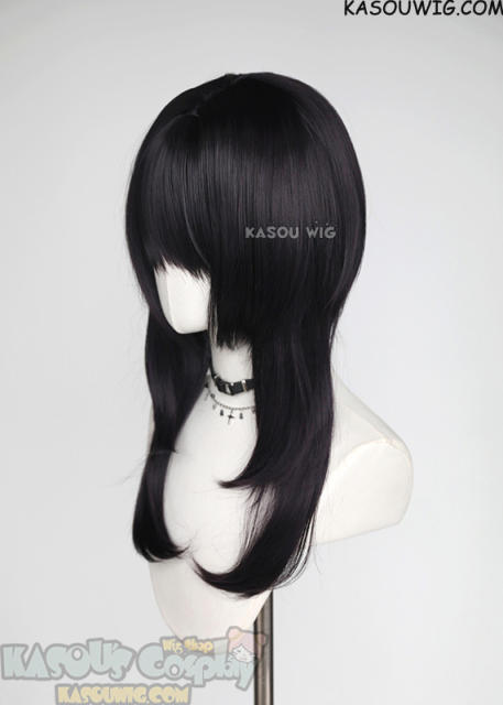 【63 Colors】M-4 short bob wig with 60cm long layered side bangs