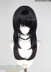 【63 Colors】M-4 short bob wig with 60cm long layered side bangs