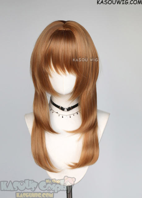 【63 Colors】M-4 short bob wig with 60cm long layered side bangs