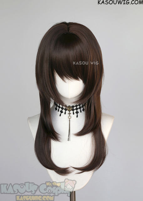 【63 Colors】M-4 short bob wig with 60cm long layered side bangs