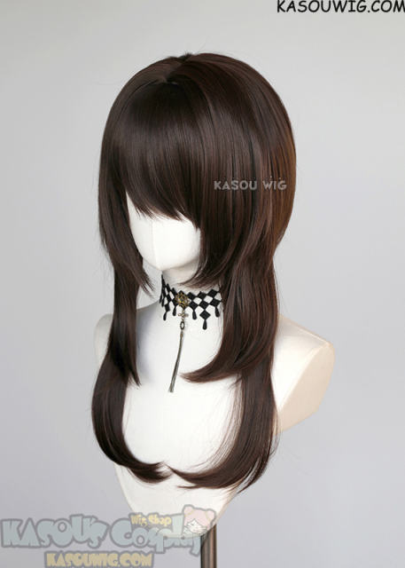【63 Colors】M-4 short bob wig with 60cm long layered side bangs
