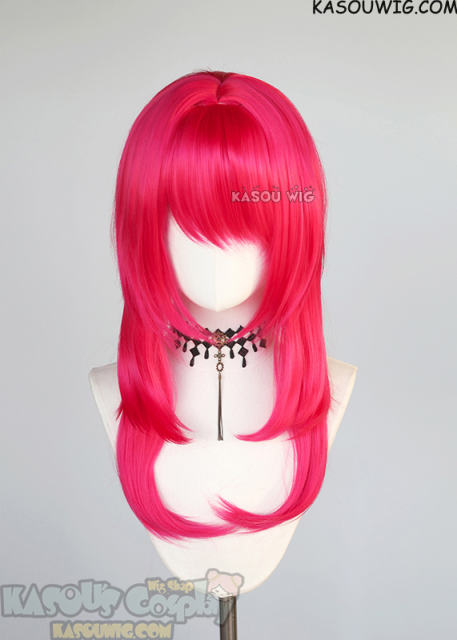 【63 Colors】M-4 short bob wig with 60cm long layered side bangs