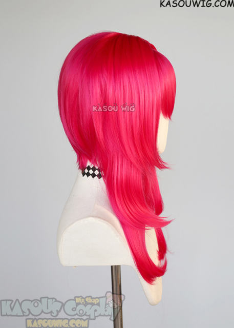 【63 Colors】M-4 short bob wig with 60cm long layered side bangs