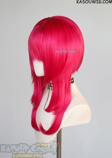 【63 Colors】M-4 short bob wig with 60cm long layered side bangs